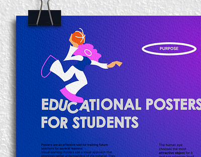 Teaching methodology posters 2d animation characters poster teaching typography