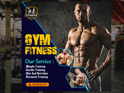 #FITNESS POST design fitness poster graphic design gym gym poster photoshop