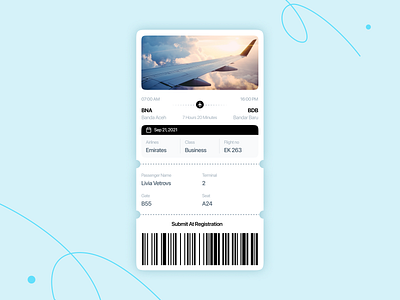 Ticket Card & Component | UI Design design illustration portfolio product design travel app ui uiux user experience user interface ux uxd