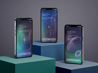 Opus Soundbed Onboarding app audio connected design healing health interactive interface ios meditation mobile opus product sound soundbed ui wellness