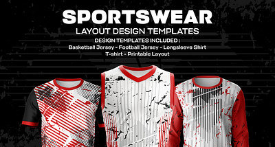 GRUNGE BLOOD SPLATTER SPORTY JERSEY DESIGN LAYOUT TEMPLATE print