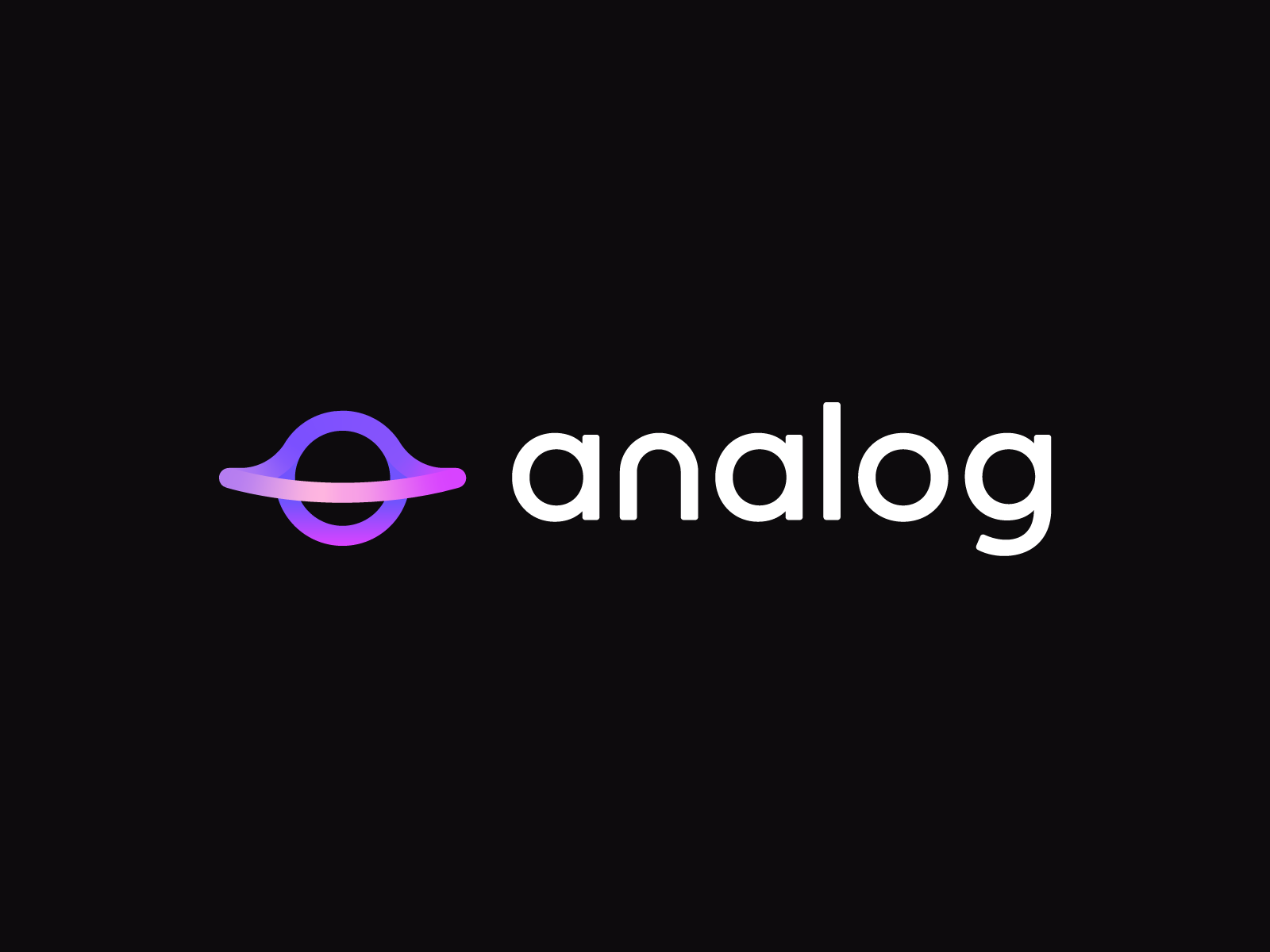 analog - black hole - blockchain logo abstract analog black hole black hole logo blackhole block chain blockchain branding crypto crypto currency finance gradient logo minimal planet simple simple logo space time