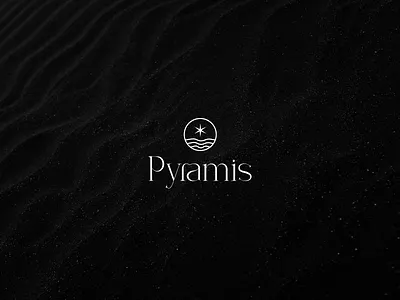 Pyramis logotype brand branding graphic design icon illustration logo typography vector