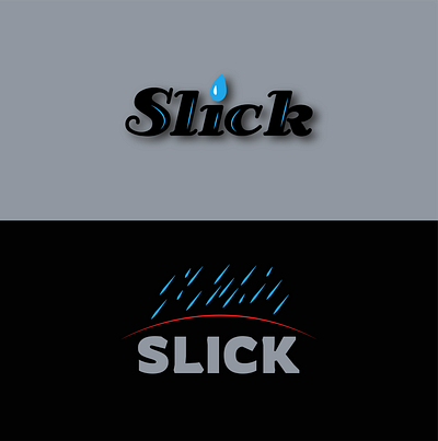 logo "Slick" branding graphic design logo
