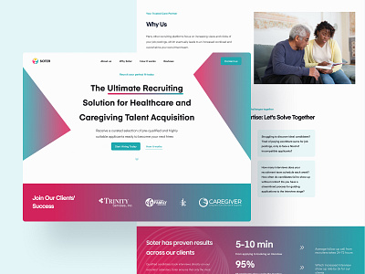 Soter | Corporate Website | Recruitment company company corporate creative design digitalagency graphic design recruitment research site ui uiux ux web webdesign