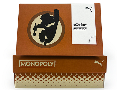 Monopoly x PUMA packaging brand branding design graphic design logo monopoly monopoly box packaging packaging design puma puma select puma shoes shoebox shoes sneaker head