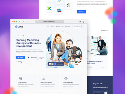 Lumio Website Design desin lumio website design ui.ux design web