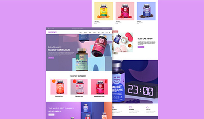Gummies Website Design design gummies website design web website design