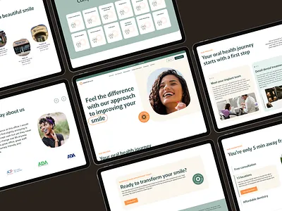 BSDental - Main page for Dental website agency branding color concept dental dental website design healthcare landing page main page minimal service trend ui ui design ux web design web site