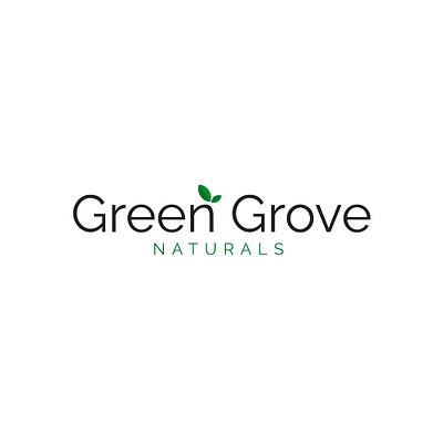 Green Grove Naturals Logo Design and Branding 🌿 bra graphic design logo ui