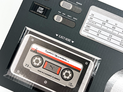 PUMA Mixtape - Cassette shoebox box brand branding cassette cassette player design graphic design illustration logo mixtape packaging packaging design puma puma shoes retro shoebox sneaker head vector vintage