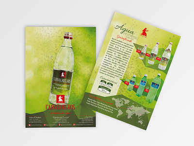Águas de Carvalhelhos - Flyer Design branding design flyer flyerdesign graphic design illustrator photoshop print