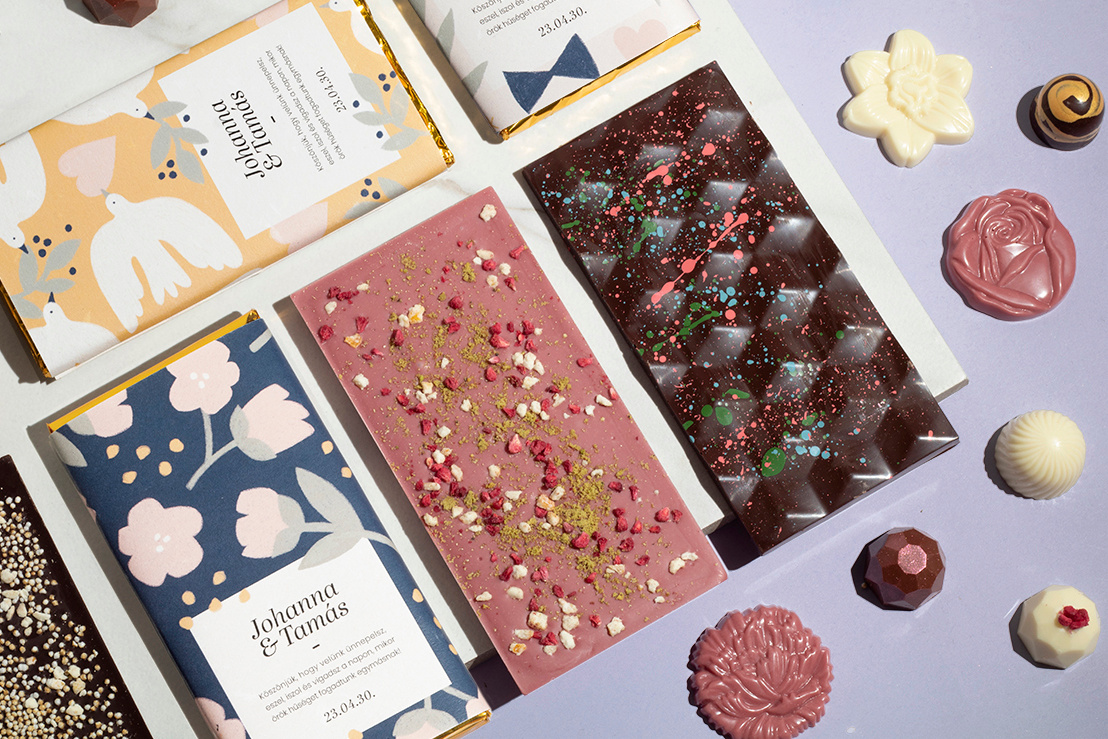 Branding & Illustration for Harlequin Chocolates by Fruzsi Fölföldi on ...