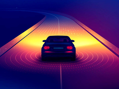 Kanzen - Automotive data security autonomous car carsecurity data finetech futur illustration tech