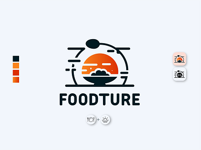 Food and Travel Logo. branding food logo graphic design logo logo design logo identity modern logo simple design simple logo travel logo