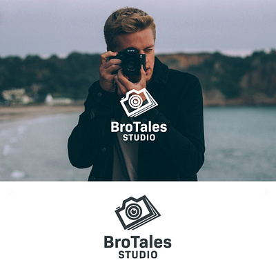 BroTales - Stories Photography logo camera logo child photography minimalist logo photographer logo photography logo professional photography logo stories photography logo studio logo
