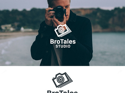 BroTales - Stories Photography logo camera logo child photography minimalist logo photographer logo photography logo professional photography logo stories photography logo studio logo