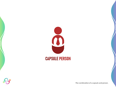 Capsule Person Logo account brand design brand designer capsule hospital human logo design logo designer logo for sale logo idea logo inspiration logomark logotype medical medicine people person personal pill zzoe iggi