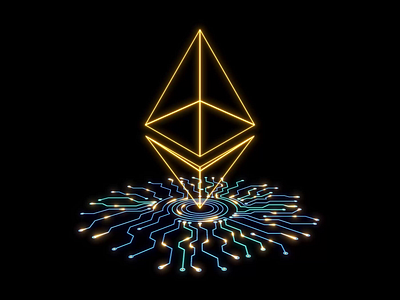Ethereum Circuit Animation Loop 3d 3d animation 3danimation abstract animation blockchain branding circuit coin cryptocurrency digital coin ethe ethereum graphic design logo motion graphics ui