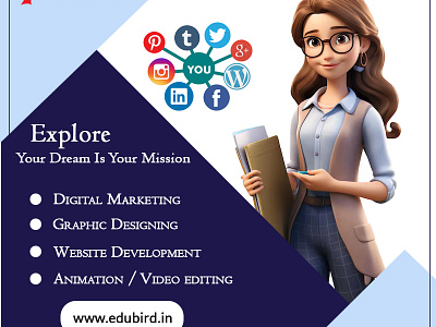Your Dream Is Your Mission course digital marketing dreams education graphic de webdevelopment your dreams your mission