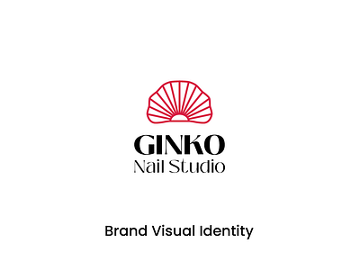 GINKO Nail Studio | Visual Identity art branding design fashion flat graphic design icon illustration logo nail ui vector