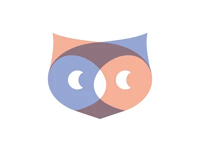 minimal owl kids brand branding design logo minimal owl