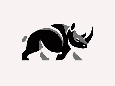 RHINO - LOGO design graphic design icon identity illustration logo marks rhino rino safari symbol ui