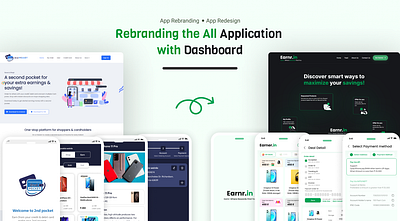 ReBranding the complete application | 2nd Pocket 👉 Enrnr.in application rebranding branding graphic design logo redesign app ui website design website development