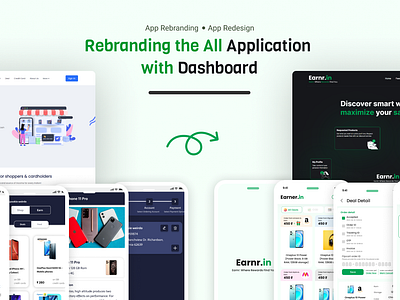 ReBranding the complete application | 2nd Pocket 👉 Enrnr.in application rebranding branding graphic design logo redesign app ui website design website development