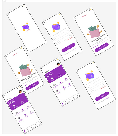 Fintech - Teen purse ui ux