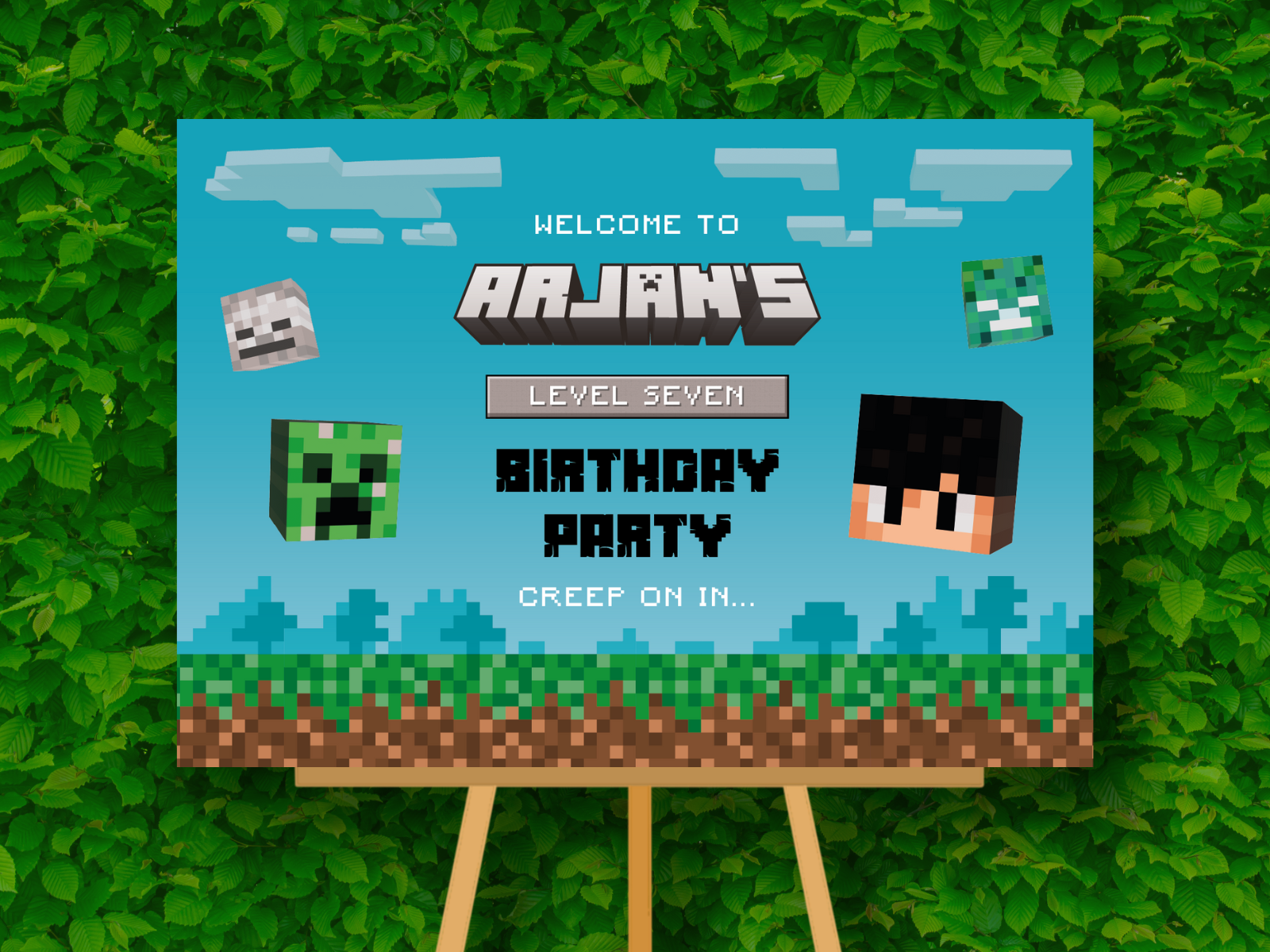 Birthday Welcome Sign by Jaskinder Phalora on Dribbble