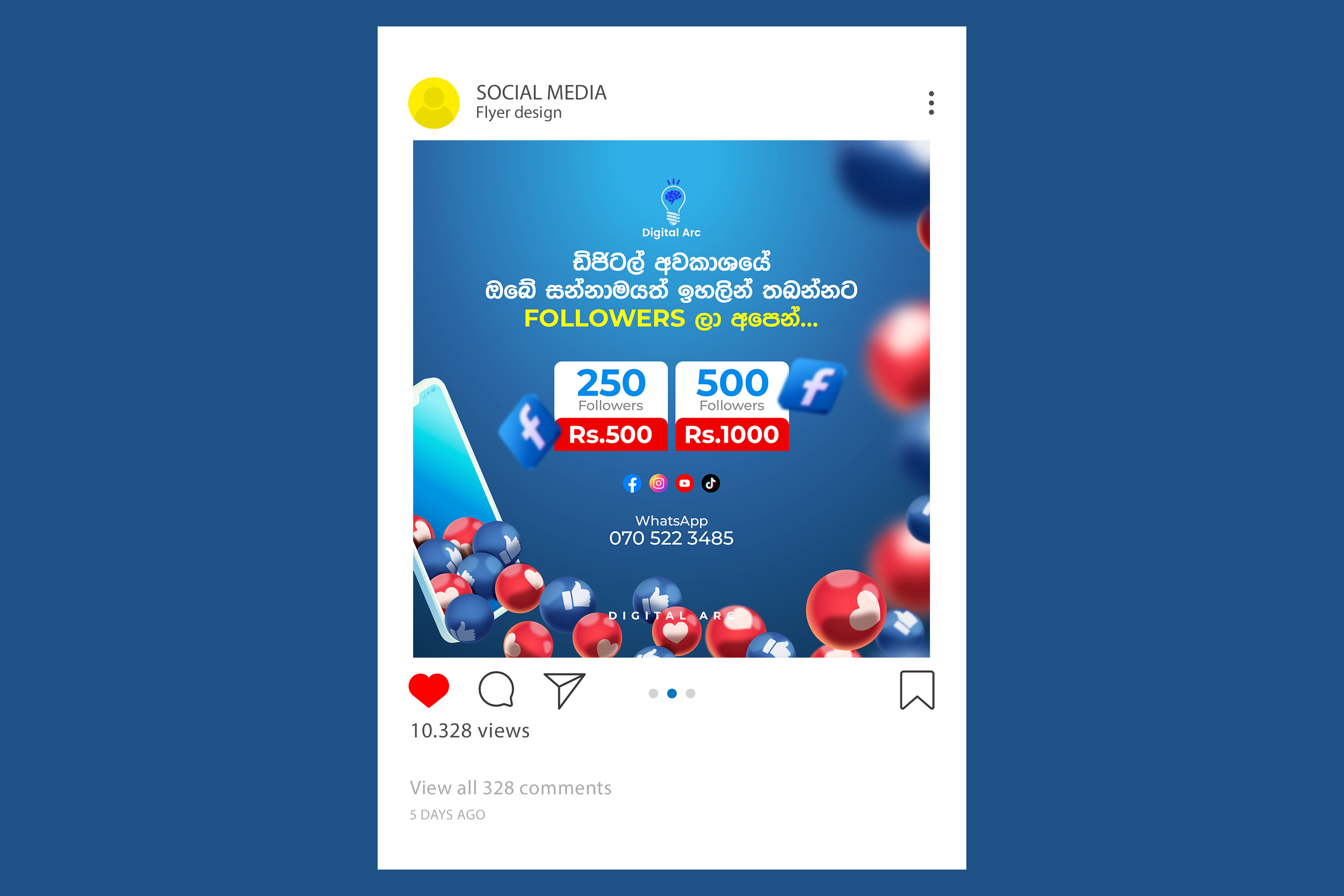 SOCIAL MEDIA FLYER DESIGN By Sachith Theekshana On Dribbble