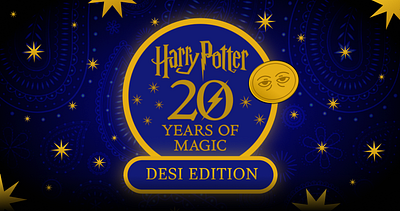 Harry Potter & #20YearsofMagic badger desi desi pop digital art fiction graphic design gryffindor harry potter hogwarts houses hufflepuff illustration indian lion magic raven ravenclaw slytherin snake truck art