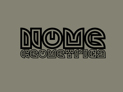 Nome Geometrica typeface branding type design typography