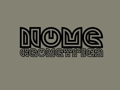 Nome Geometrica typeface fontdesign