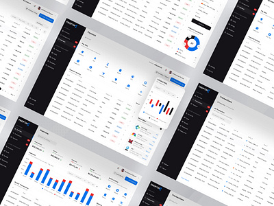 Financial Dashboard app concept chart dashboard design figma financial graphic design minimal payment saas ui ui ux ui design web app
