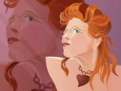 Vivienne adobe adobe illustrator character color design fashion fashion designer illustration subculture vector woman