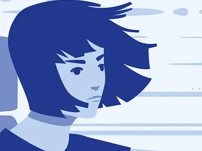 Go Fast! blue woman car race car speed driver design driver flat driver illustration focus road illustration speed motor sport race race sport mecanic road savage speed stress urban race illustration velocity