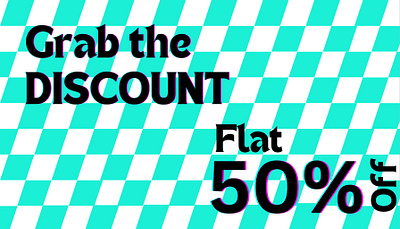 Discount Poster (animated) graphic design