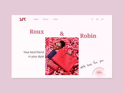 Store designer handbags branding concept design logo ui ux