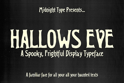 Hallows Eve - Free Typeface design download font type type design typeface typography