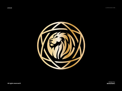 Luxury Lion Logo branding design graphic design logo vector