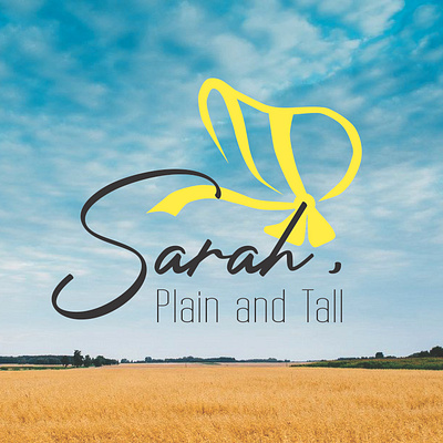 Sarah, Plain & Tall Logo branding graphic design logo design play shows theatre