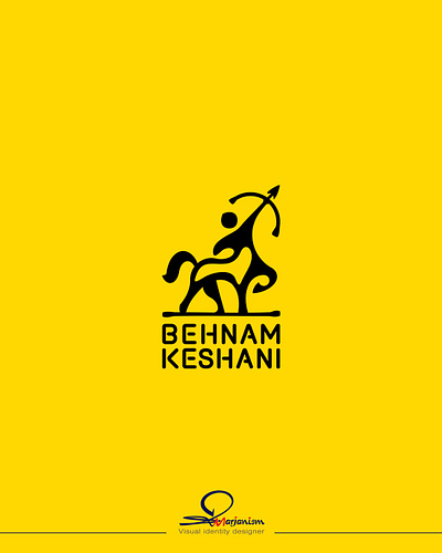 personal logo behnam keshani brand branding centaurs centaurus design digital marketing graphic design logo motion graphics strategy