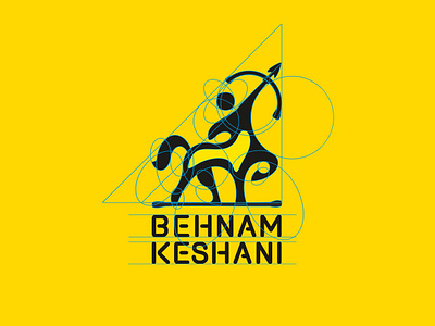 personal logo behnam keshani animation branding centaurus design digital marketing graphic design logo ui