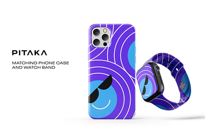 PITAKA - Phone Case and Watch Band applewatch branding contest mockup phonecase pitaka