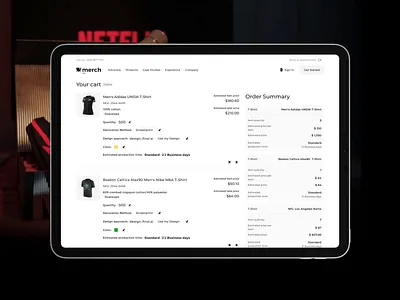Transforming the Group Ordering Page for Merch.com checkout page digital commerce design ecommerce experience ecommerce online design ecommerce redesign ecommerce webdesign order page design ordering page store online webdesign store webdevelopment ui design uiux design user experience ux design visual design webdevelopment
