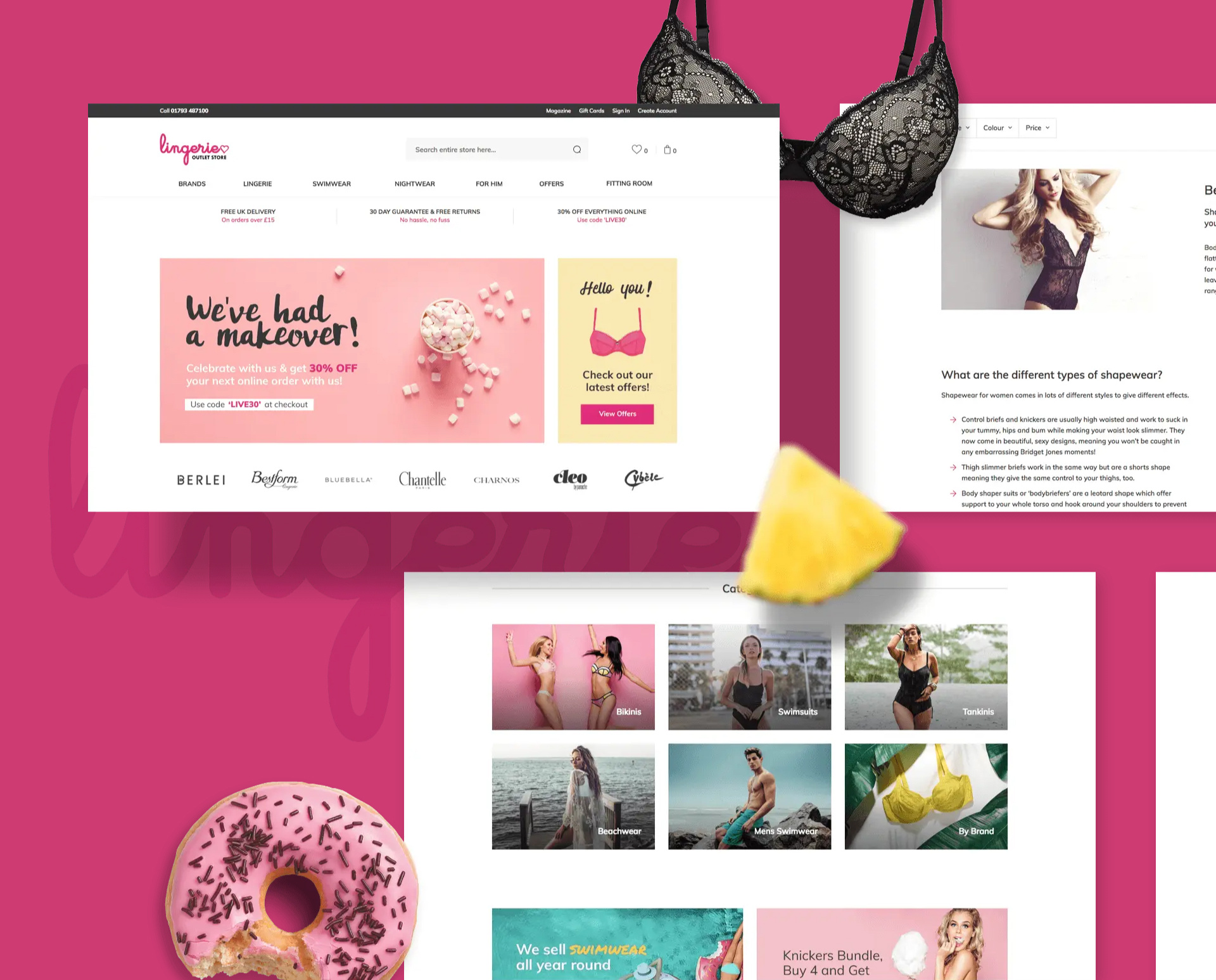 Lingerie Fashion Website