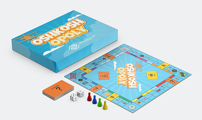 Board Game Fundraiser board game branding design game game design graphic design identity illustration logo typography ux vector