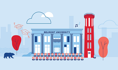 Belmont University mural univeristy